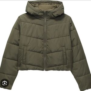Vans Olive Green Puffer Jacket